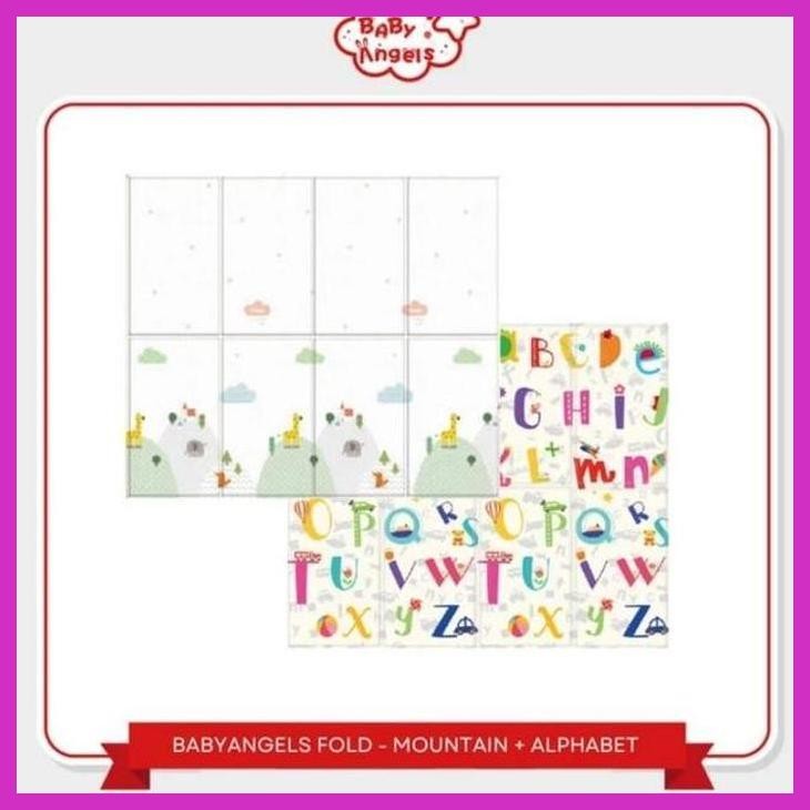 SALE BABY ANGELS PLAYMAT PE FOLD UKURAN XL (200X180X1.5 CM) - PLAYMAT BAYI PREMIUM  QUALITY FASHION 