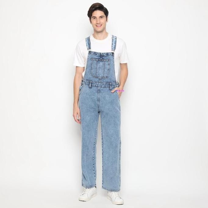 NUBER Jumpsuit Pria Overall Wearpack Jeans B01