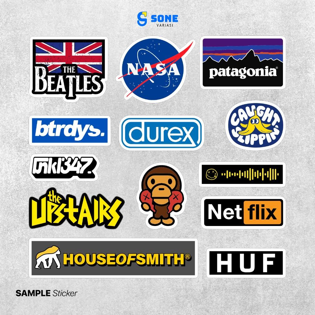 

Best - Stiker Pack Hypebeast Aesthethic Vinyl Waterproof Sticker untuk Dekorasi Koper Laptop Casing Handphone ..