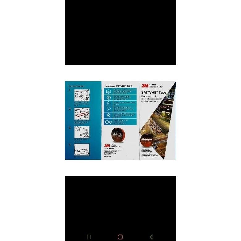 

Trendy Isolasi Bolak Balik Double Tape 3M VHB 12 24 Merah Original Made in USA 12mm 24mm ..