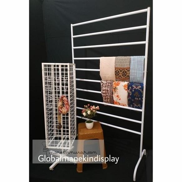 NEW Rak Jilbab Besi susun Rak Kerudung Minimalis