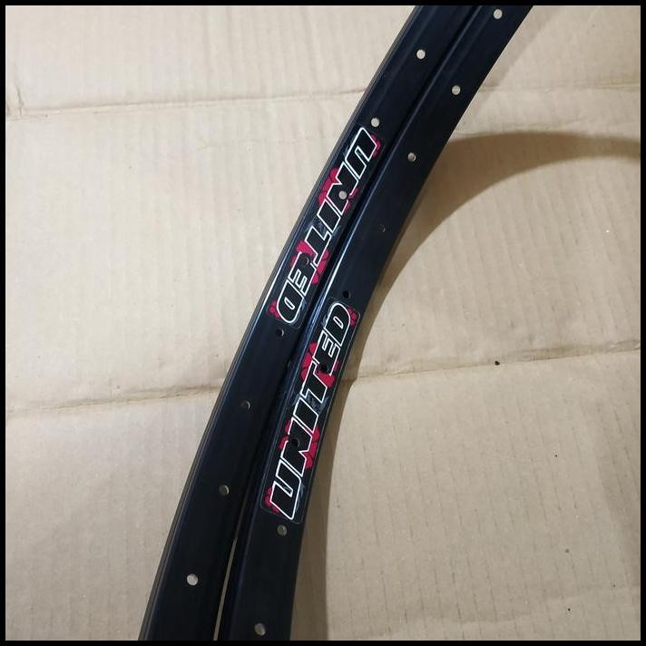 rim velg mtb 24 36H alloy hitam united