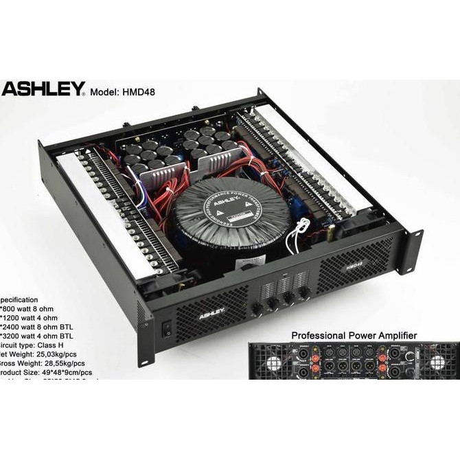 TERMURAH - power amplifier ashley hmd48 hmd 48 original