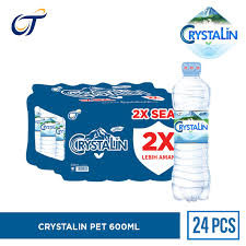 

CRYSTALIN 600ml isi 24 Air Mineral Crystalline Botol