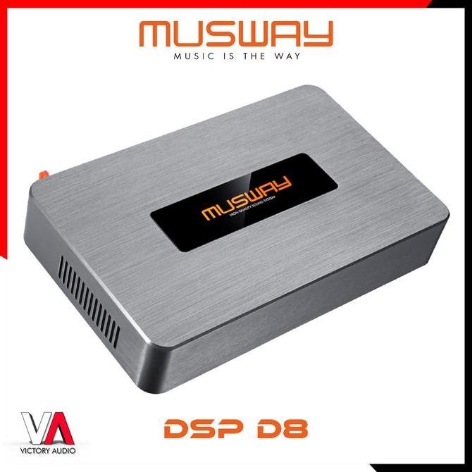 TERMURAH - Digital Sound Processor MUSWAY D8 v4 10CH DSP Built in Power Amplfier 8CH