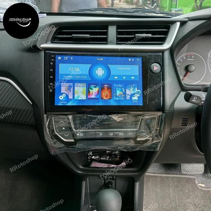 Head Unit Android Tape Mobil Brio BRV Mobilio 9 inch Double Din 4 GB