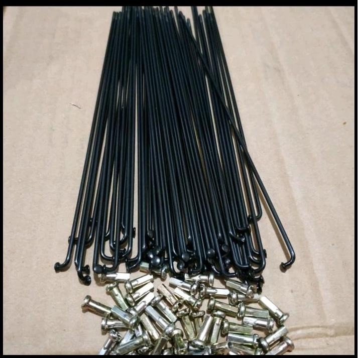 jari sepeda mtb jeruji velg 26 mtb besi hitam