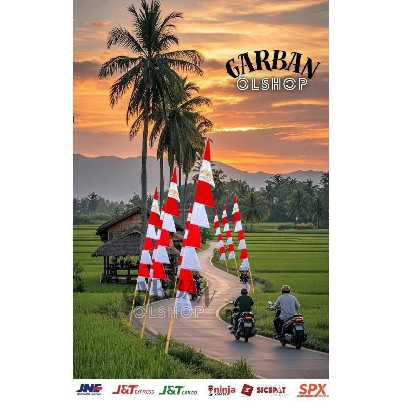 Umbul Umbul Gergaji Merah Putih (1Kodi) Terlaris