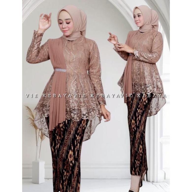 DF231>> Setelan Kebaya Modern - Set Kebaya Wisuda - Set Kebaya Pesta - Kebaya Remaja - Kebaya Kondan