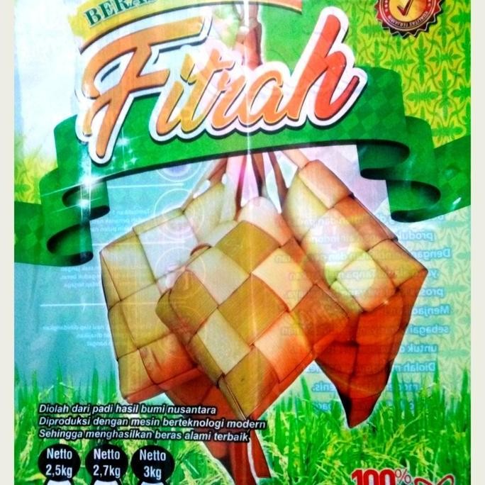 Promo Plastik beras rojolele, fitrah 3 kg