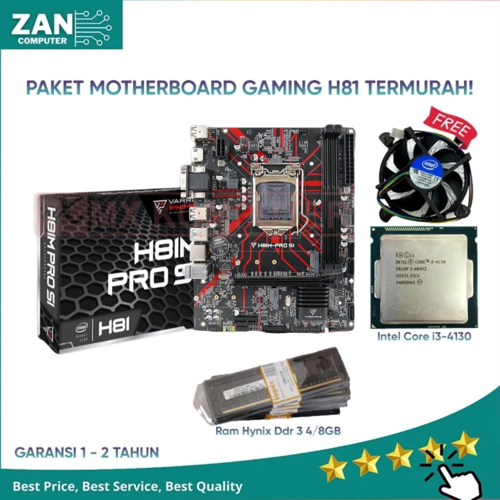 Terlaris Paket Pc Gaming Fullset Motherboard Varro H81 Pro S1 Lga 1150 - Mainboard H81 Varro Chipset