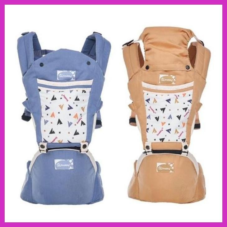 DISCOUNT SNOBBY GENDONGAN HIPSEAT 6 POSISI SUMMIT SERIES SAKU PRINT PREMIUM  QUALITY FASHION ANAK & 