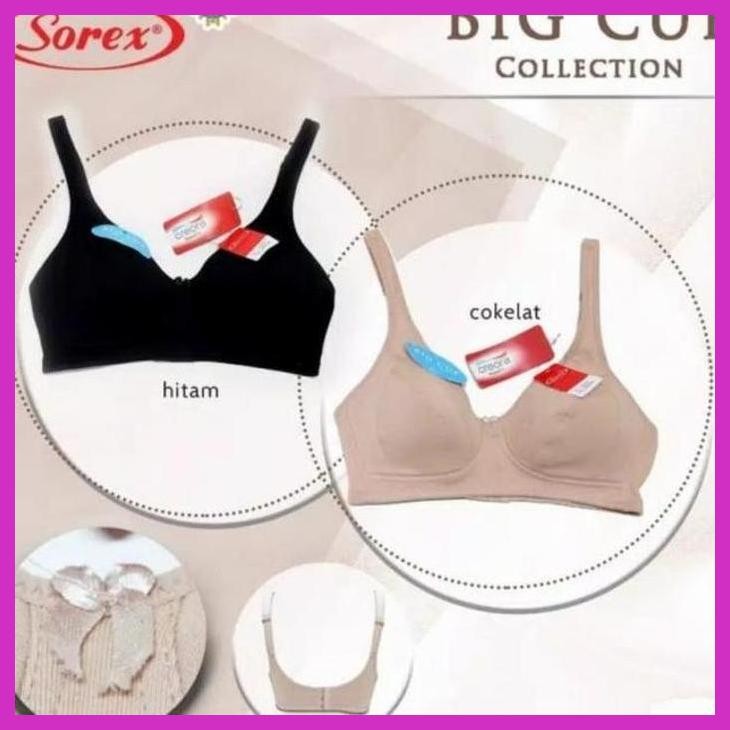 SALE SOREX BRA BIG CUP COLLECTION (01008)BH BUSA TANPA KAWAT SETARA CUP D PREMIUM  QUALITY FASHION A