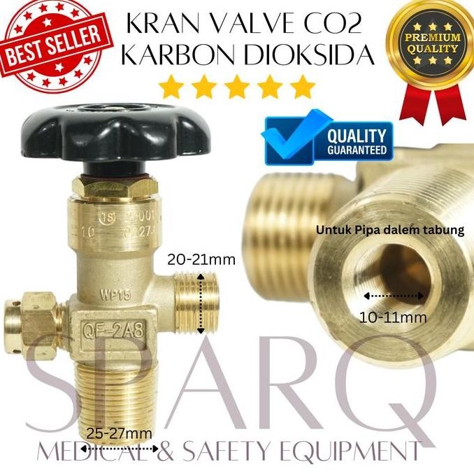 Kran Tabung CO2 - Valve Carbon Dioxide