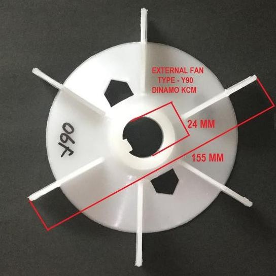 Y90 - Kipas Dinamo - Kipas Motor - Kipas Pendingin - External Fan