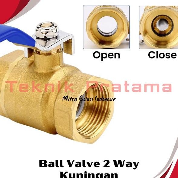 2 Ball Vae Kuningan Stop Kran Keran Air 2 Inch
