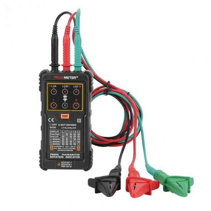 Digital 3 Three Phase Indicator Rotation Sequence Meter Tester PM5900