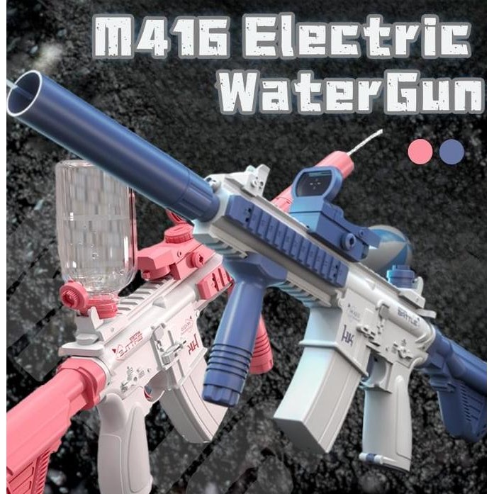 Mainan Gun Elektrik Rechargable Pool Water Gun Continuous Water Gun