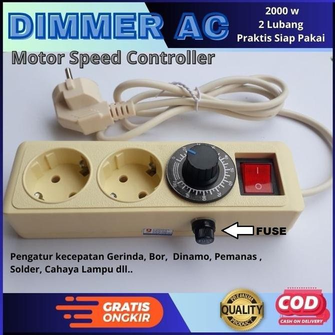Dimmer Dimer Pengatur kecepatan Gerinda bor dinamo pemanas Mesin jahit