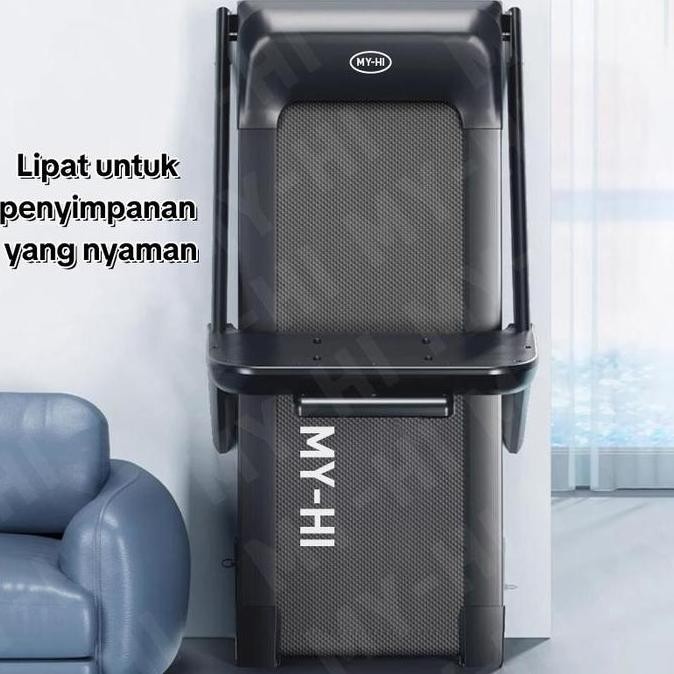 My-HiZhoka Treadmill Elektrik Jc-700 Treadmill Lipat Treadmill Portable Alat Olahraga Di Rumah Walki
