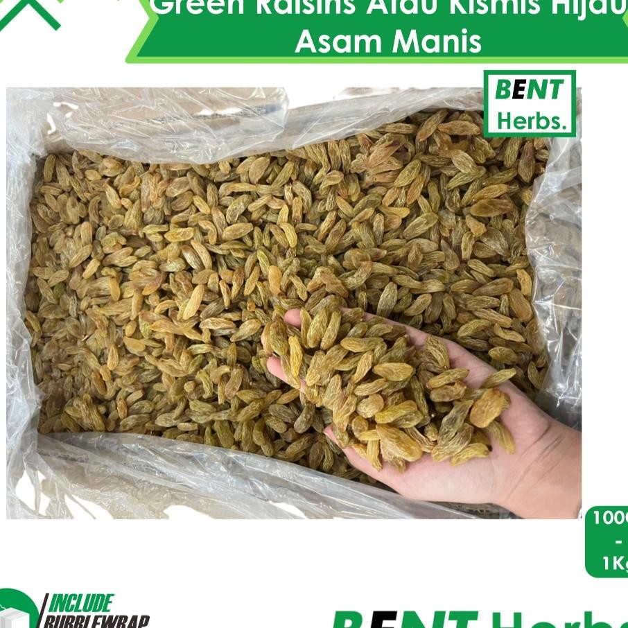 

Kismis Asam Manis Panjang Hijau Berkualitas Gr Green Long Raisins Lezat Legit
