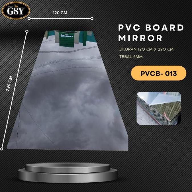 PVC Board Flexi Mirror / UK 1,2m x 2.9m Tebal 5mm