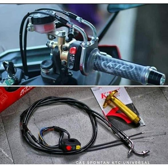 Gas Spontan KTC dan Saklar Gas spontan ninja 250 r25 mt25 cbr150 r15v3