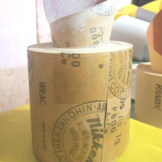 Amplas Roll Kertas 800 Niken, 1Roll 50Meter