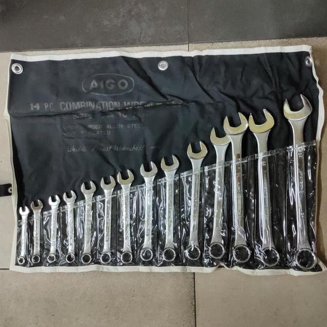 Kunci ring pas merek AIGO buatan Jepang