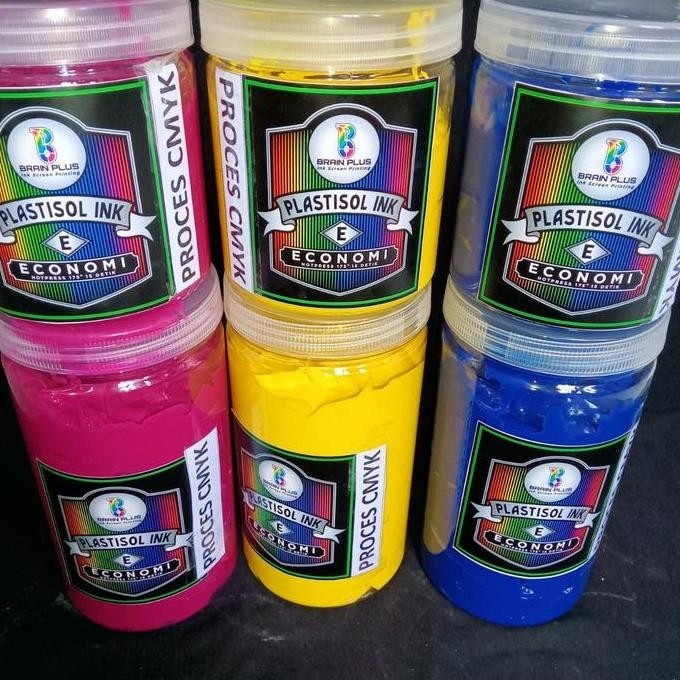 Tinta Sablon Plastisol PROCES CMYK 500 gr