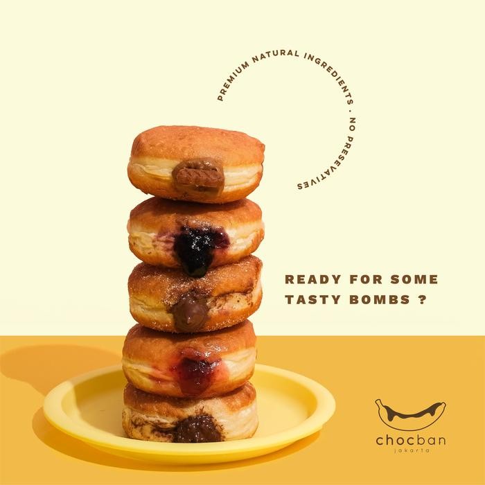 

New Donat Bomboloni Sourdough Nutella Ferrero Gula Keju Meses HOMEMADE