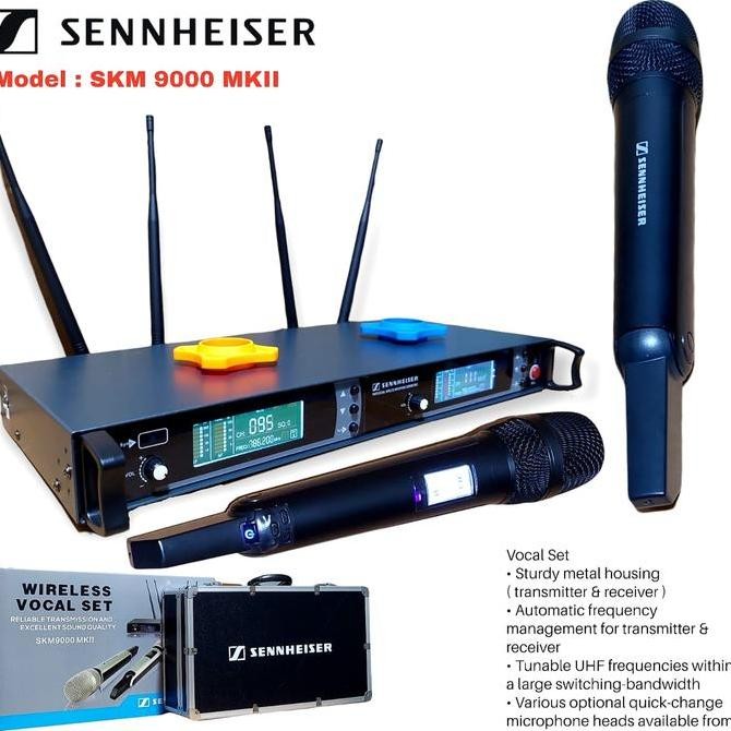 Baru Mic Wireless Sennheiser SKM 9000 9045 Handheld Multi Channel Original
