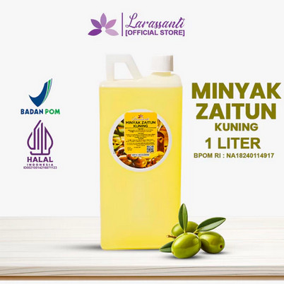 LARASSANTI - Minyak Zaitun / Minyak Urut resmi bpom 1 LITER