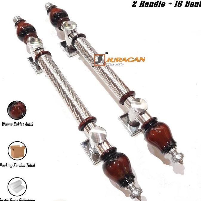 Handle Pintu Rumah 50 Cm - Gagang Pintu Kayu Asli Kuputarung - Tarikan Pintu Kamar Handel Pintu Utam