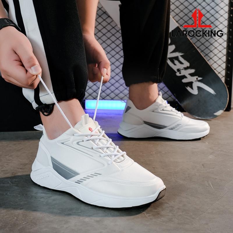 Bsis Larocking - Raptor Putih Polos | Sepatu Sneakers Running Gym Shoes