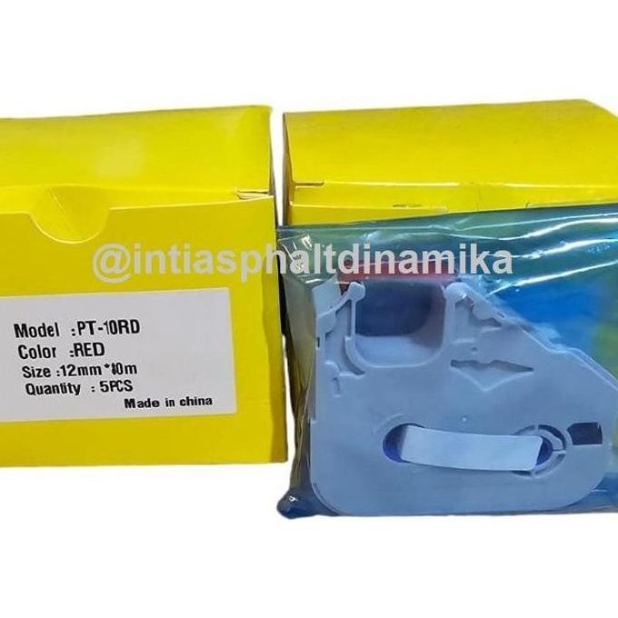 PT 1010 PT1010 PUTY Refill Ribbon Tape 12x80m PT 10BK PT 10RD murah