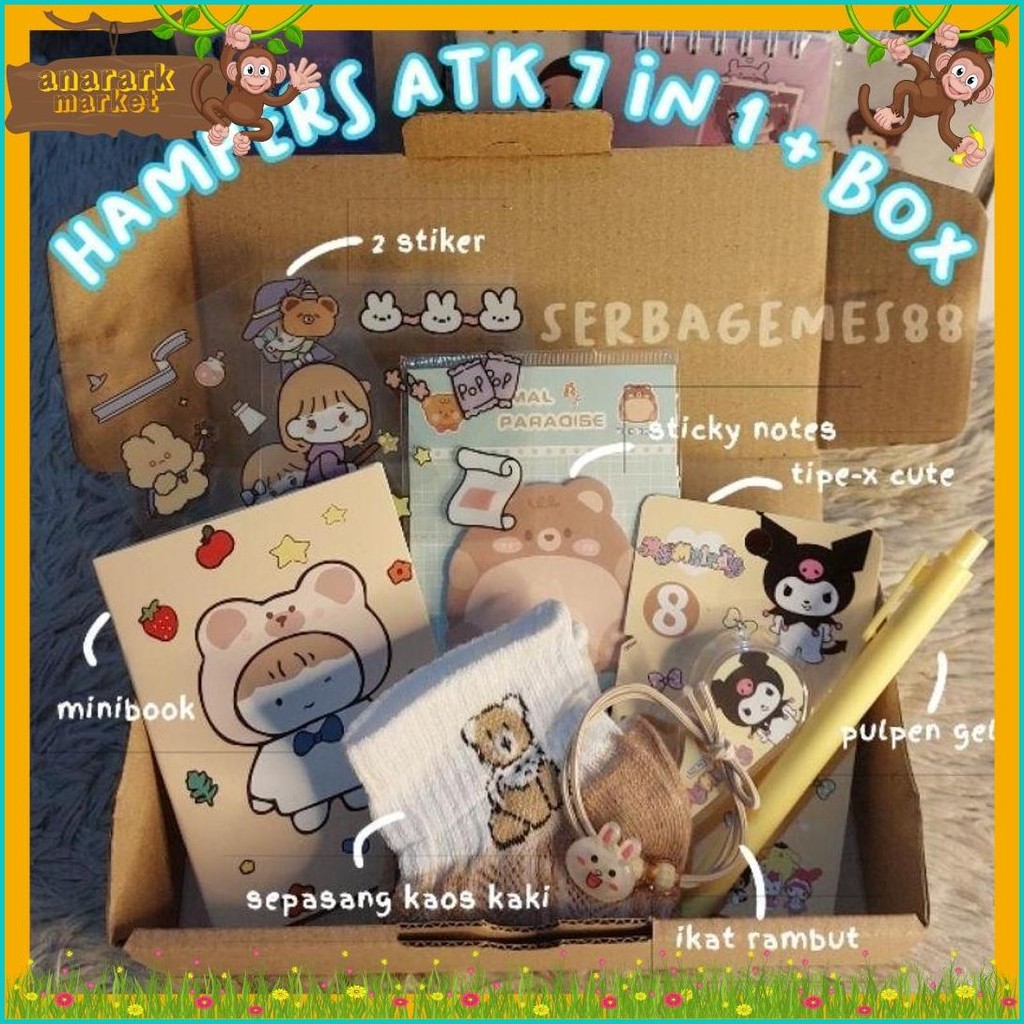 

Serbagemes88 - Set Alat Tulis 7 In 1 Lengkap / Hadiah Hampers Kado Gift Sekolah / Gift Box Cute Ulang Tahun Cewek Cowok / Alat Tulis Set Kado Ultah Murah / Stationery Set Wisuda Perpisahan / Paket Ultah Lucu / Peralatan Sekolah / Kado Unik Anak Anak Flash