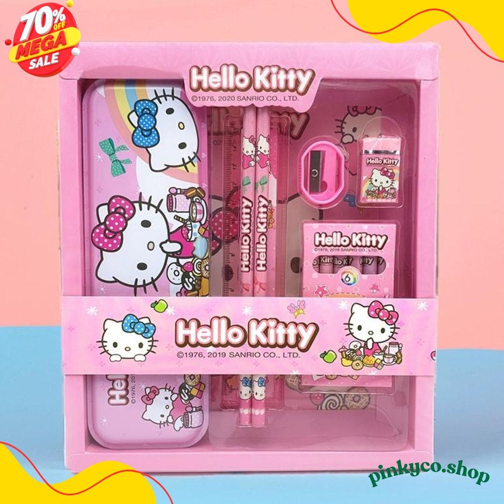 

Alat Tulis Set Paket Komplit 7 In 1 / Stationery Complete Lengkap / Kotak Pensil Anak / Souvenir Hadiah Kado / Sekolah Karakter Kartun Lucu Animal Hewan / Perlengkapan Tulis / Tempat Pensil Diskon