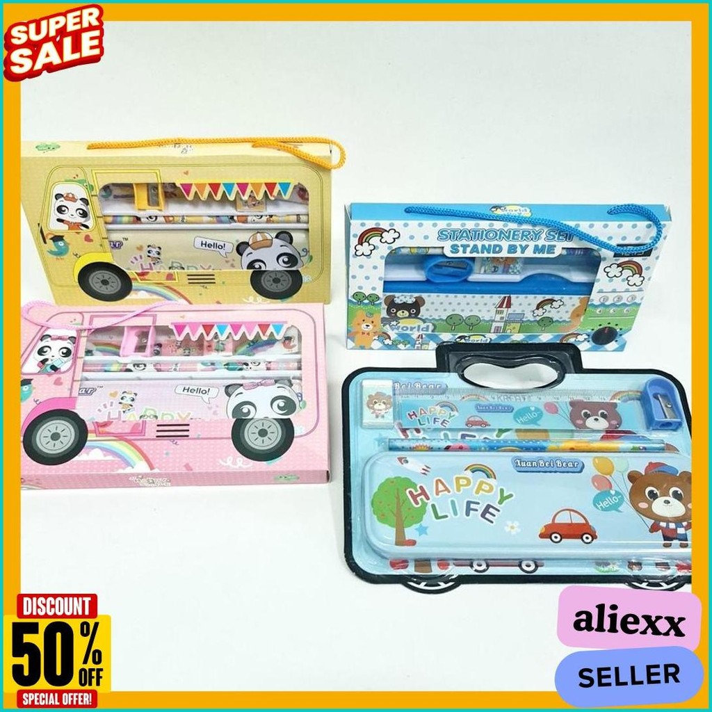 

Sos Set Alat Tulis Fancy 9009/3352 Dus/Stationery Set / Fancy Set Diskon Setengah Harga