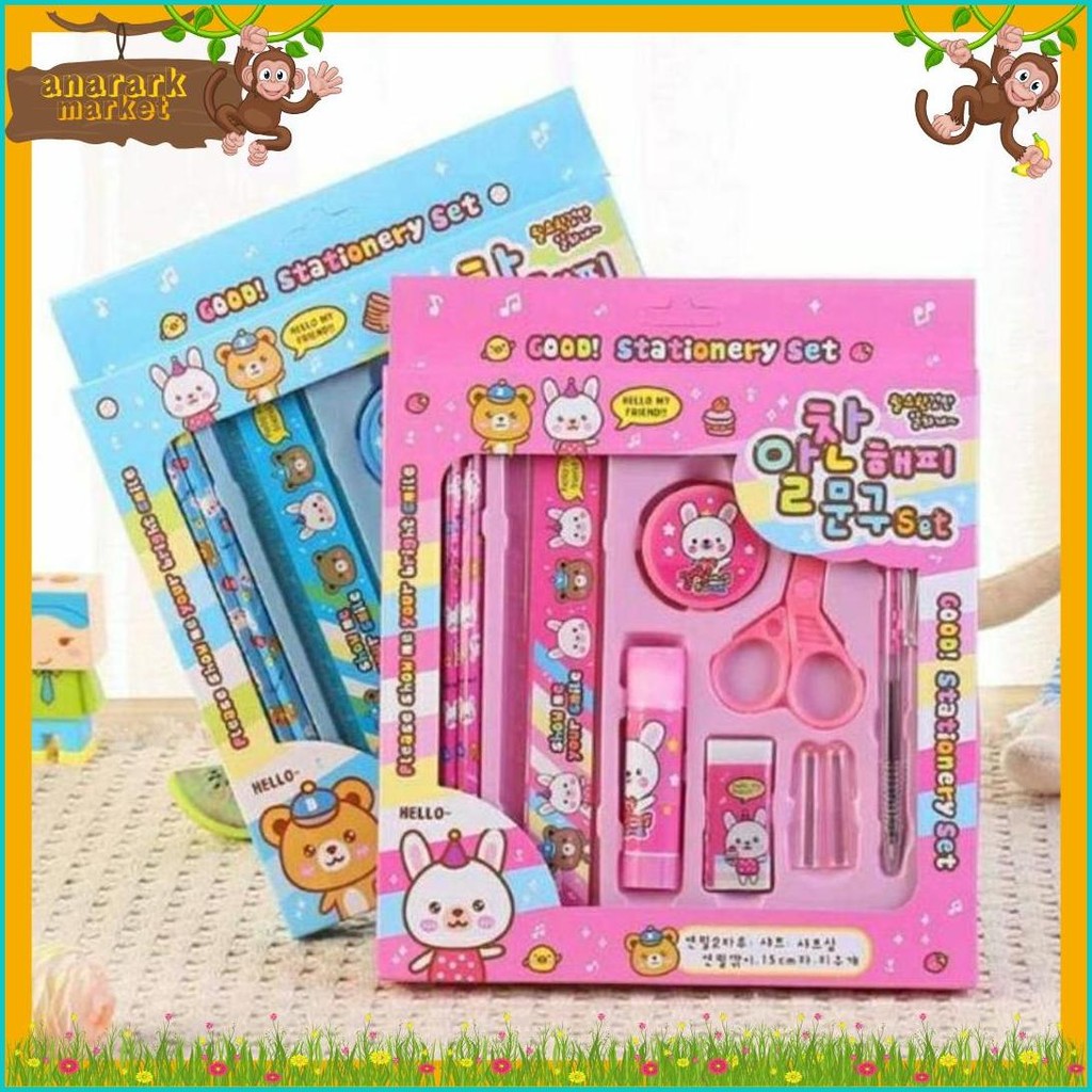 

Alat Tulis Sekolah Anak 10 In 1 Set Karakter Lengkap / Paket Alat Tulis Anak Sekolah Diskon Setengah Harga