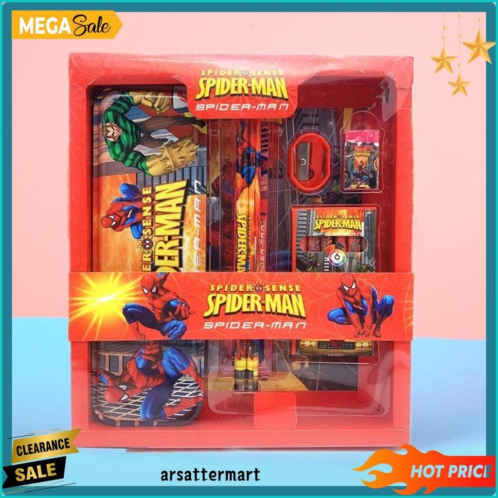 

Alat Tulis Set Paket Komplit 7 In 1 / Stationery Complete Lengkap / Kotak Pensil Anak / Souvenir Hadiah Kado / Sekolah Karakter Kartun Lucu Animal Hewan / Perlengkapan Tulis / Tempat Pensil Diskon