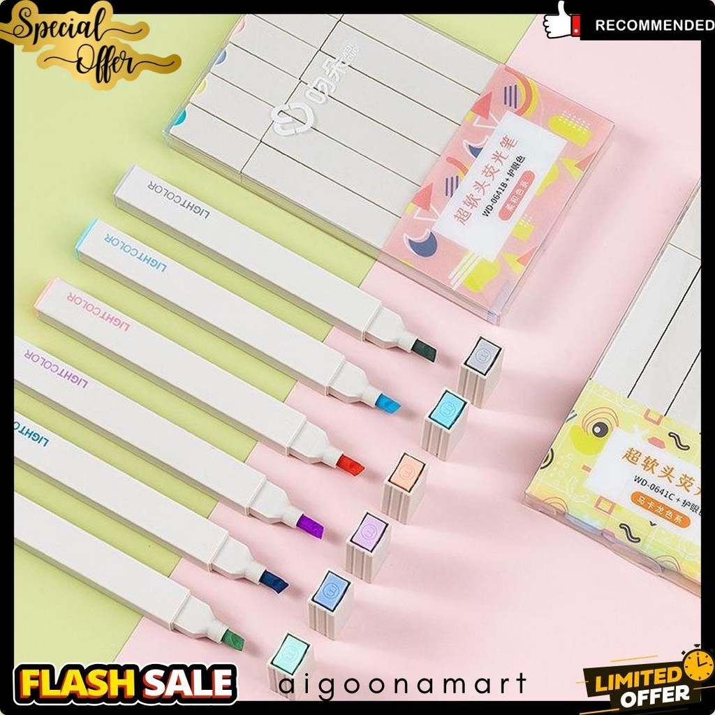 

Stabilo Penyorot Warna Pastel 6 Warna Cepat Kering Terlaris! Produk Ini Banyak Dicari