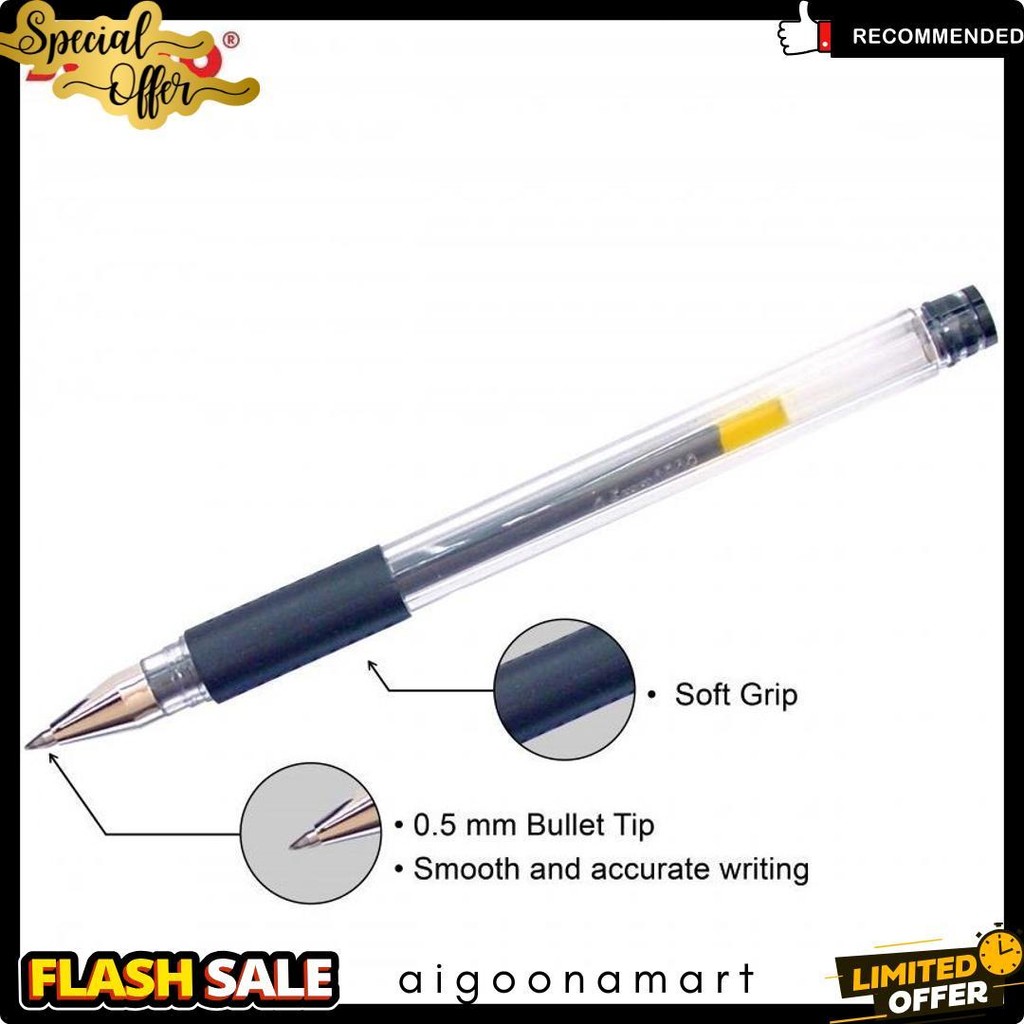 

Pulpen Gel Joyko Tahan Air 0.5M Jk - 100 ( 1 Pack Isi 12 Pcs) Flash Sale! Diskon Hingga 70%