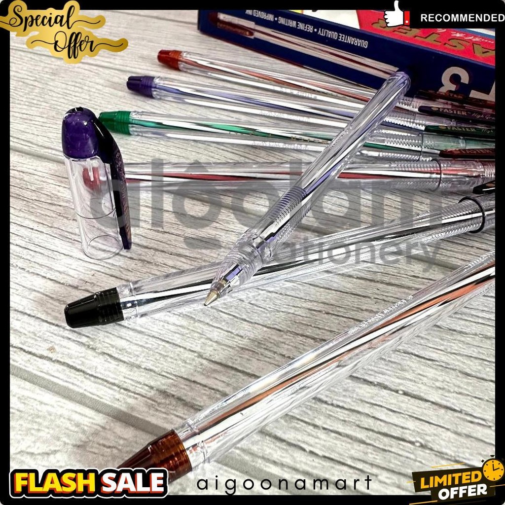 

Selusin ( 12 Pcs ) Ballpoint Bolpen Faster F3 0.5 Mm Pulpen Faster F3 0.5Mm Terlaris! Produk Ini Banyak Dicari