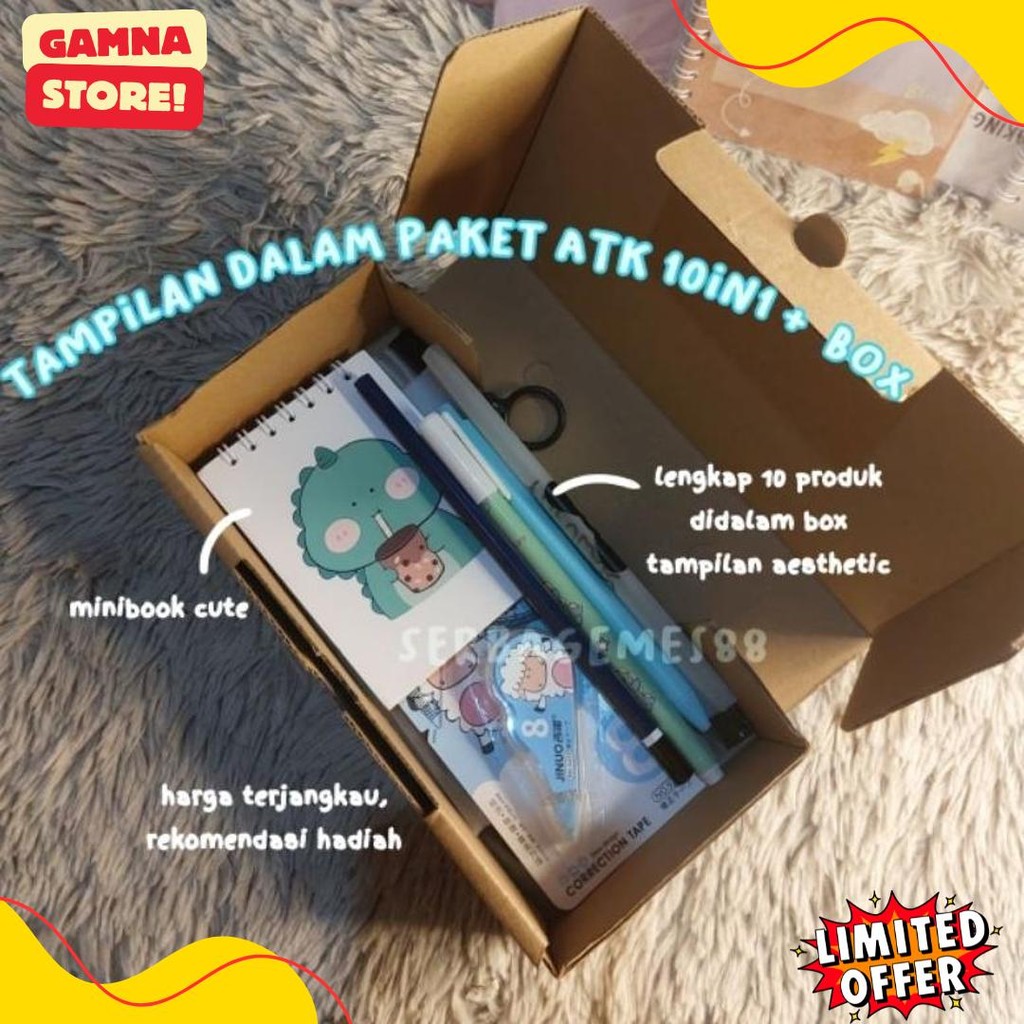 

Serbagemes88 - (Cod) Set Alat Tulis Lengkap 10 In 1 Karakter Lucu / Hampers Kado Gift Wisuda / Hadiah Alat Sekolah / Stationery Set Aesthetic / Paket Atk Aesthetic / Perlengkapan Sekolah Aesthetic Terlaris! Produk Ini Banyak Dicari
