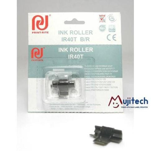 

2 PCS TINTA KALKULATOR IR40T (BLACK RED) INK ROLLER murah