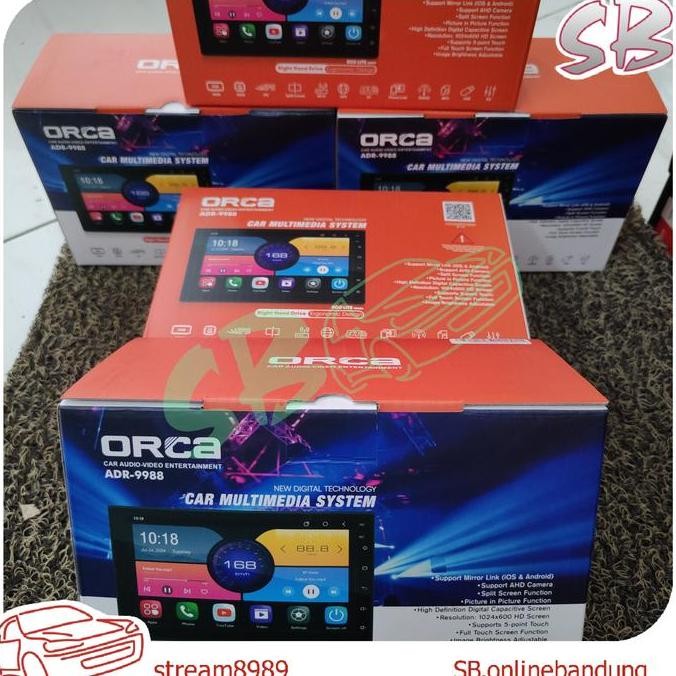 ready stock Orca Eco Lite 7 Headunit Android Ecolite 7" 2/32 ADR-9988 TV Mobil