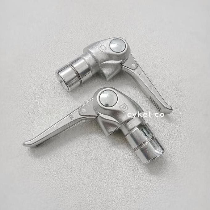 ready dia compe ene touring bar end control silver bar end shifter