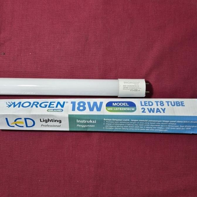 lampu tl t8 led 18W 120cm putih kuning Morgen