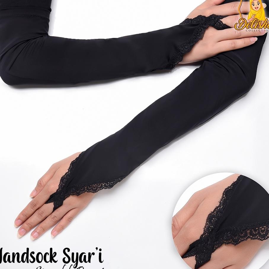 Manset Tangan Cincin Renda Wanita Spandek Standard Manset Tangan Spandek Renda Handso Syari Spandek 
